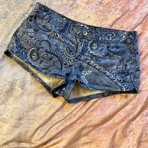 Billabong blue denim shorts